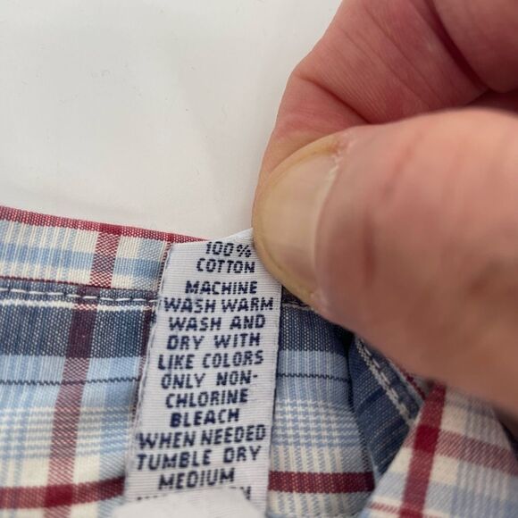 Gap Short Sleeve Plaid Button Up Shirt - Picture 5 of 5